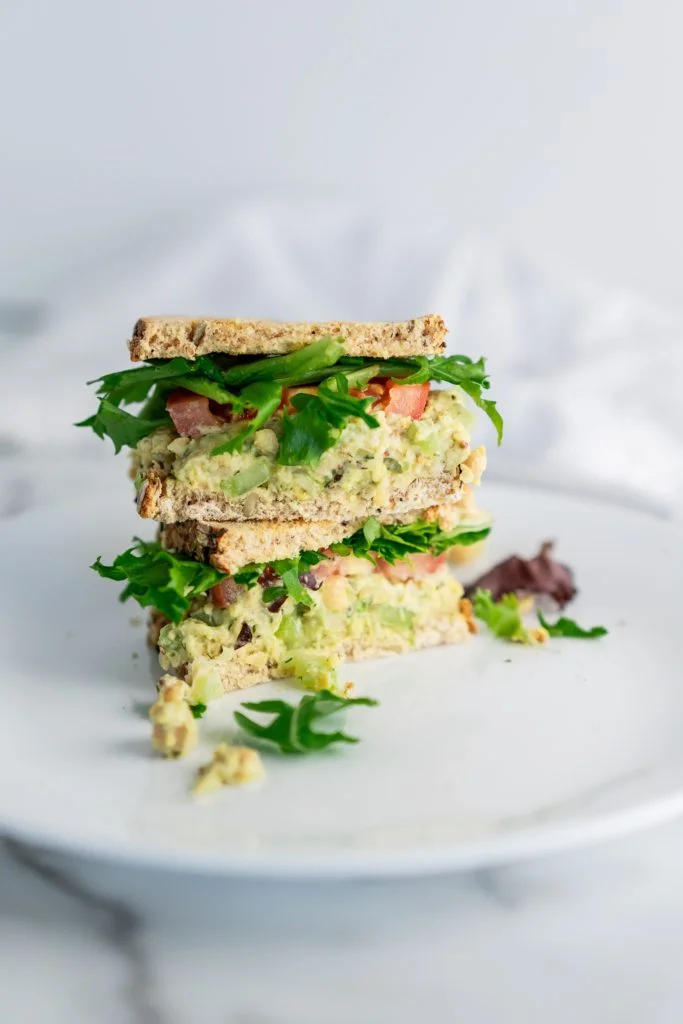 chickpea salad sandwich