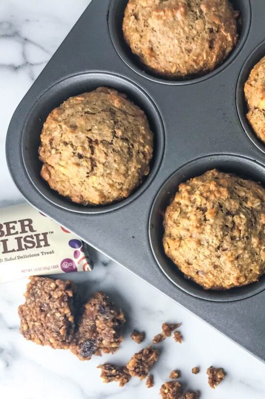 Oatmeal Raisin High Fiber Muffins