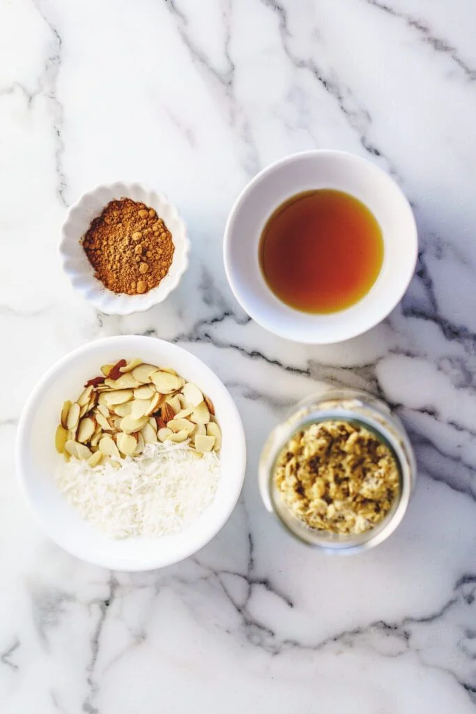 almond joy overnight oats ingredients
