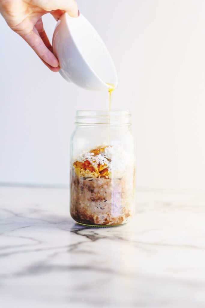 Almond Joy Overnight Oats with Protein