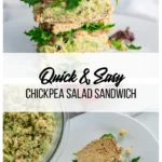chickpea salad sandwich