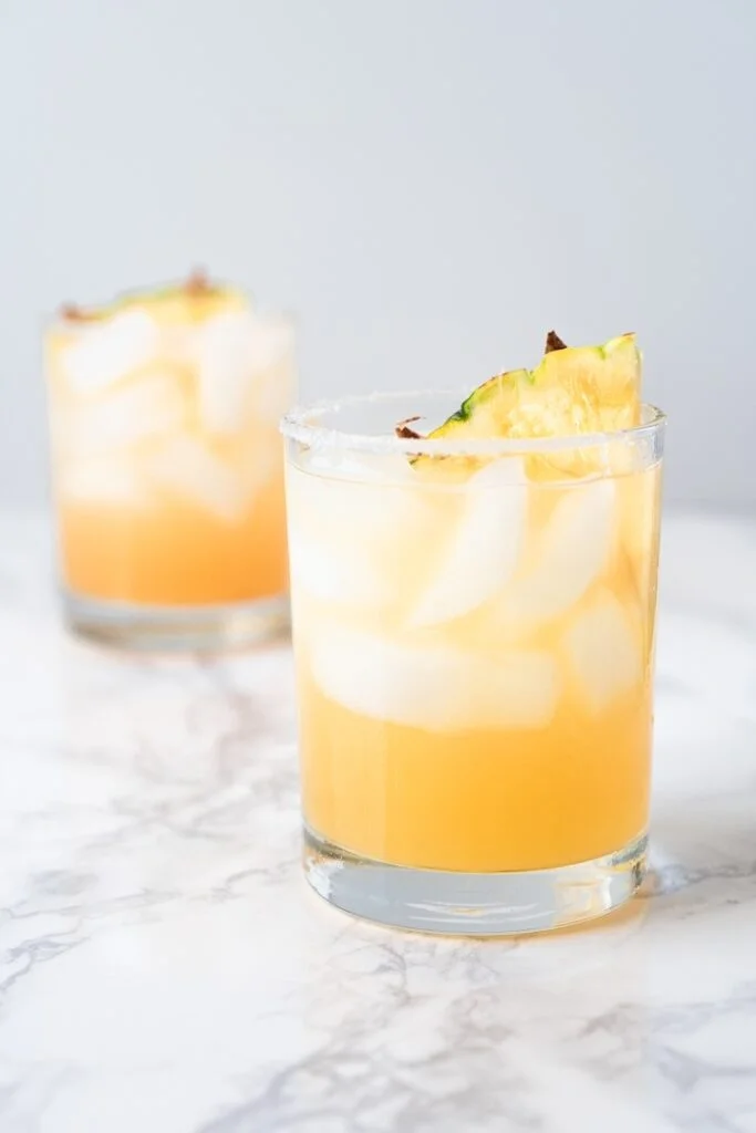 Sparkling Pineapple Paloma Cocktail