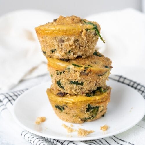 Quinoa Egg Muffins with Spinach and Mushrooms Chelsea Dishes