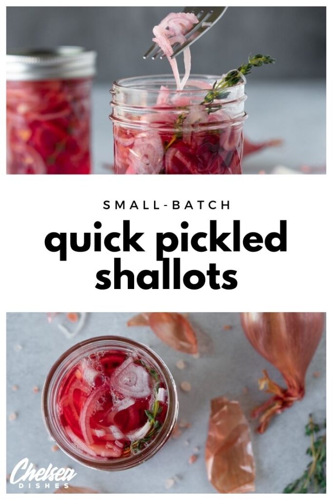 Quick Pickled Shallots in Red Wine Vinegar Chelsea Dishes