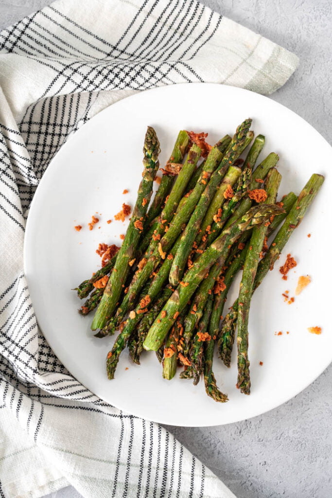 Perfectly Tender Air Fried Asparagus with Parmesan Chelsea Dishes
