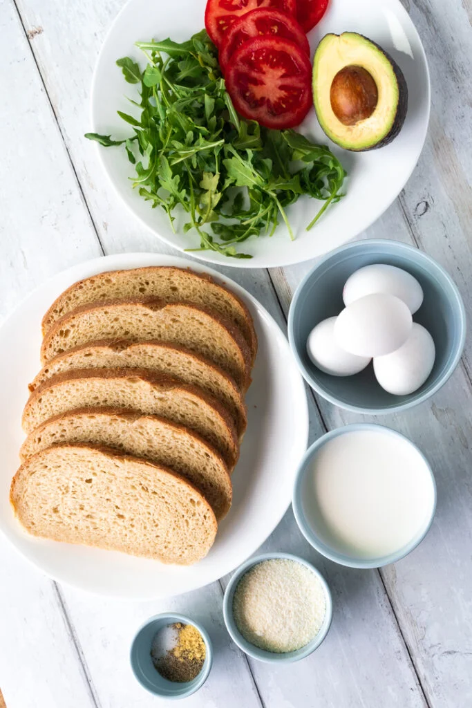 savory French toast ingredients