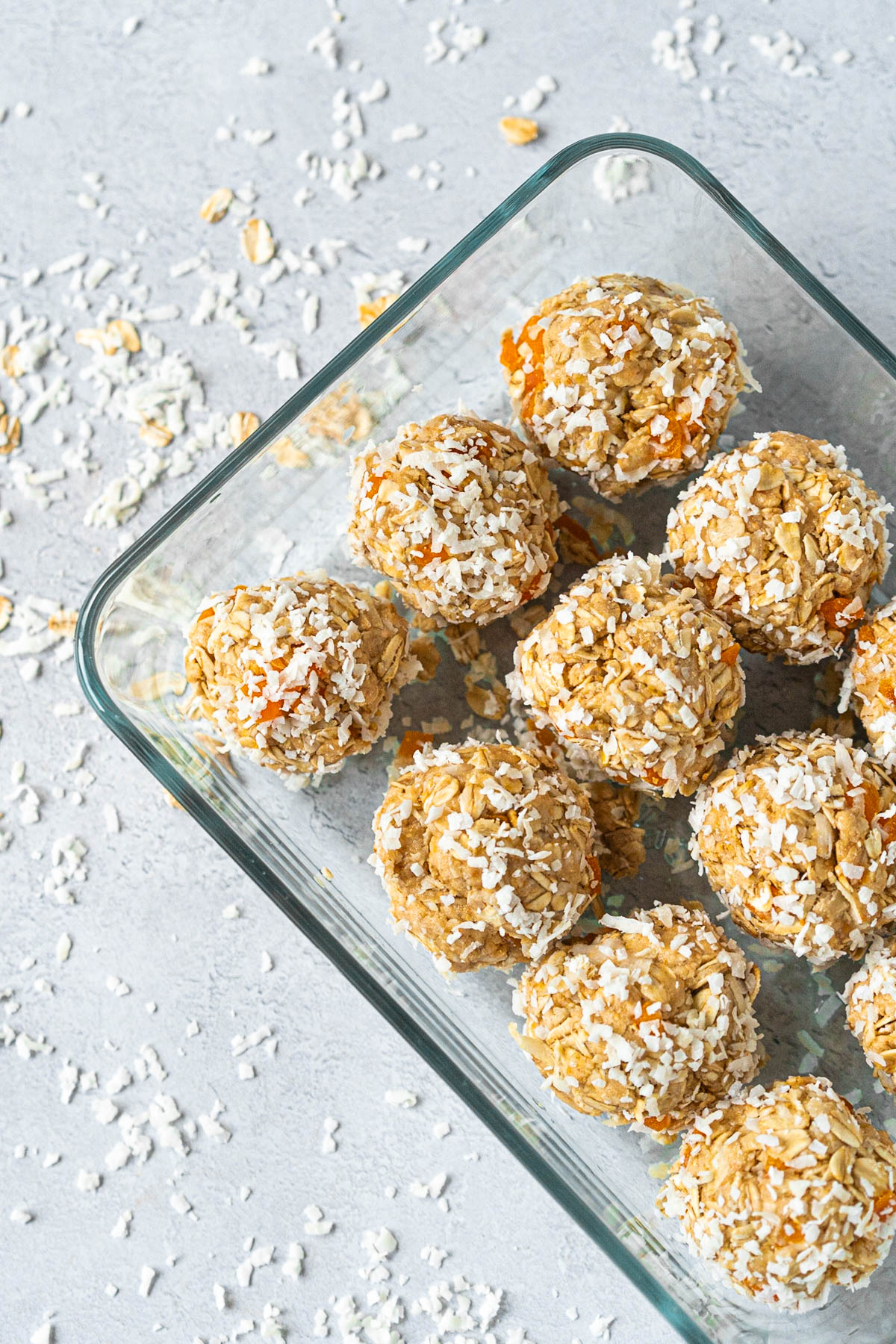 Bite-Sized Mango Coconut Protein Balls