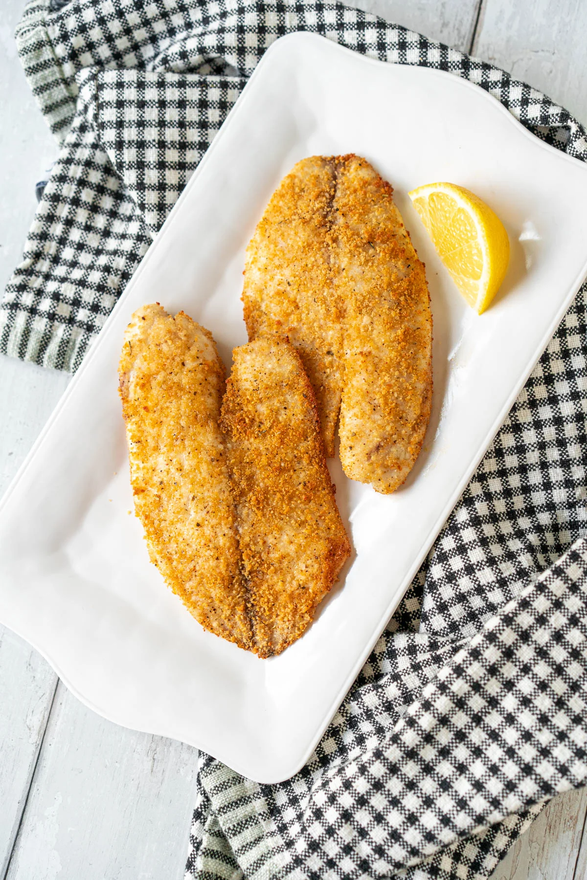 Lightly Breaded Air Fryer Tilapia