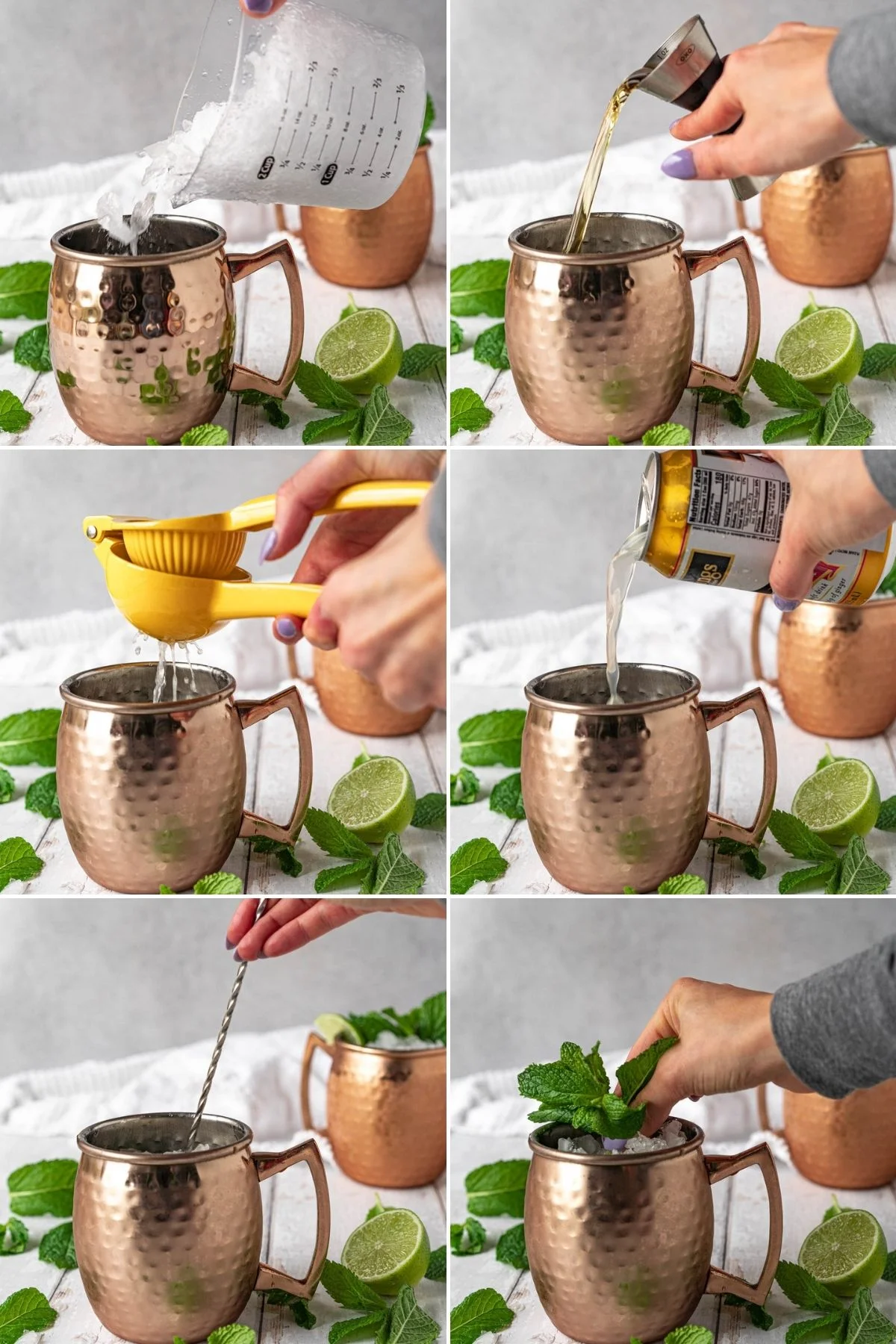 bourbon mule preparation steps