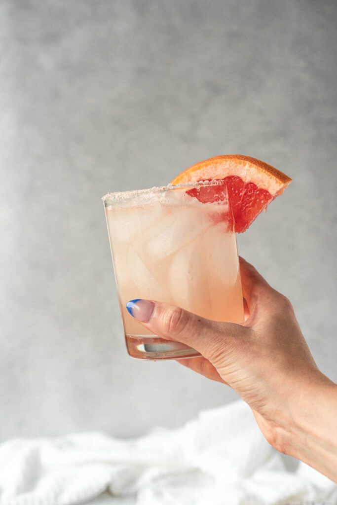 Sparkling Paloma Cocktail With Agave Chelsea Dishes