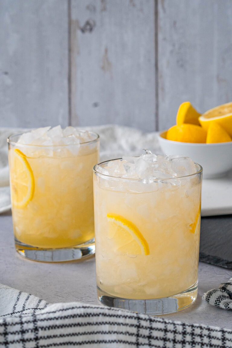 Ginger Beer Mocktail with Honey + Lemon Chelsea Dishes