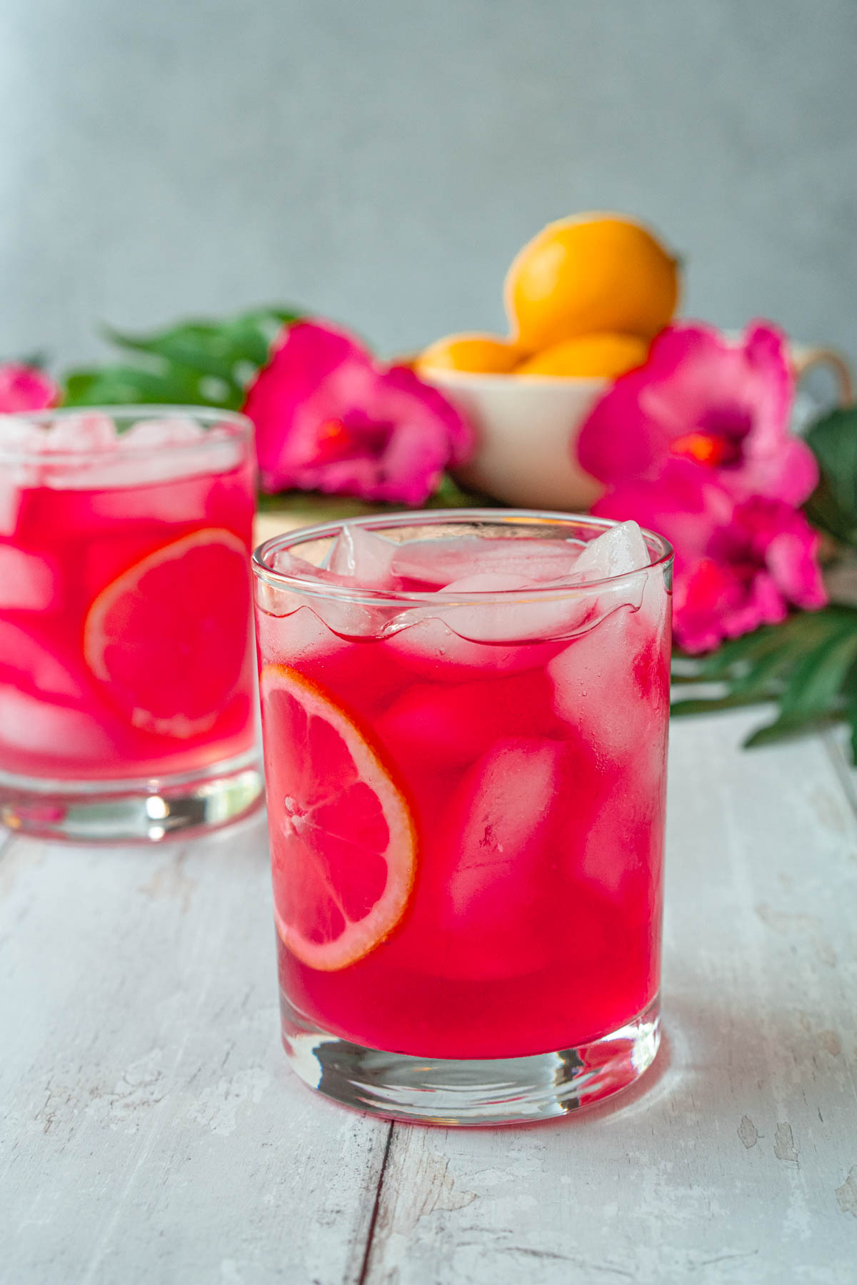 Refreshing Hibiscus Lemonade